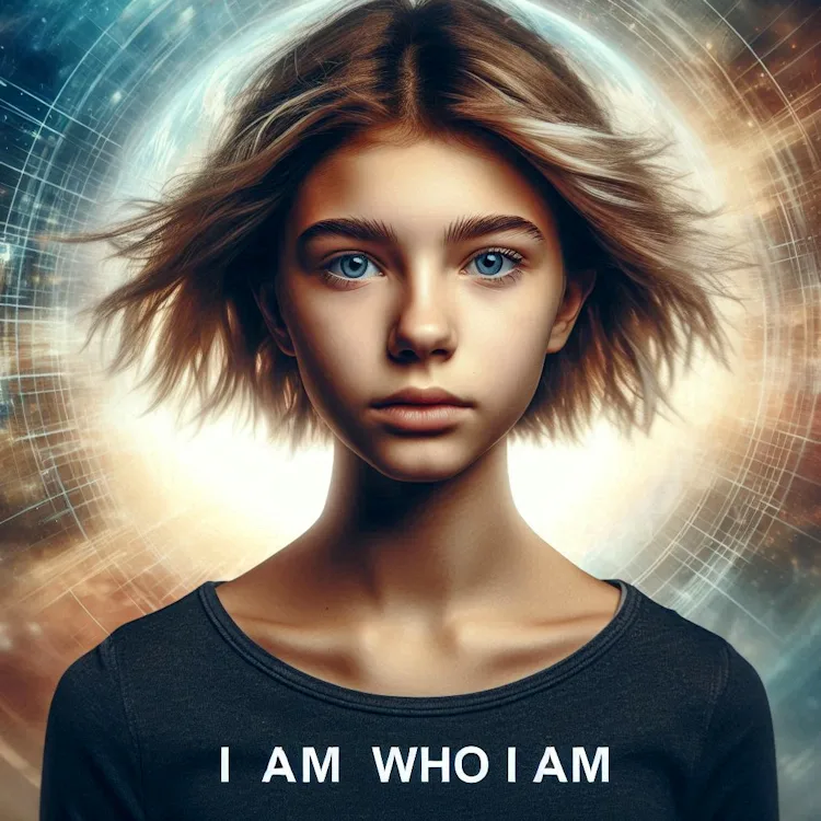 Je suis celui qui suis - Image conçue par Intelligence Artificielle Générative - Réseau social gratuit Demain l'Homme, pour les amoureux de la Vie, ex Plateforme d'actualités SOS-planete, publication Web de l'association française Terre sacrée à but non lucratif