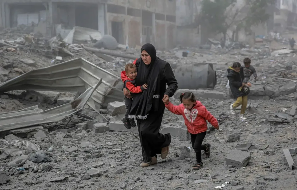 La bande de GAZA pulvérisée