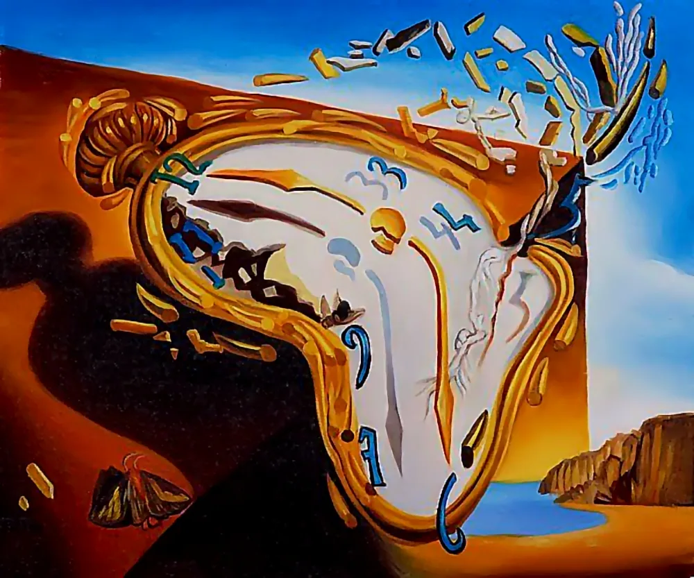 Le temps vu par Salvator Dali - Demain l'Homme, ex SOS-planete,  lutte contre la désinformation – Pas de Science sans Conscience!
